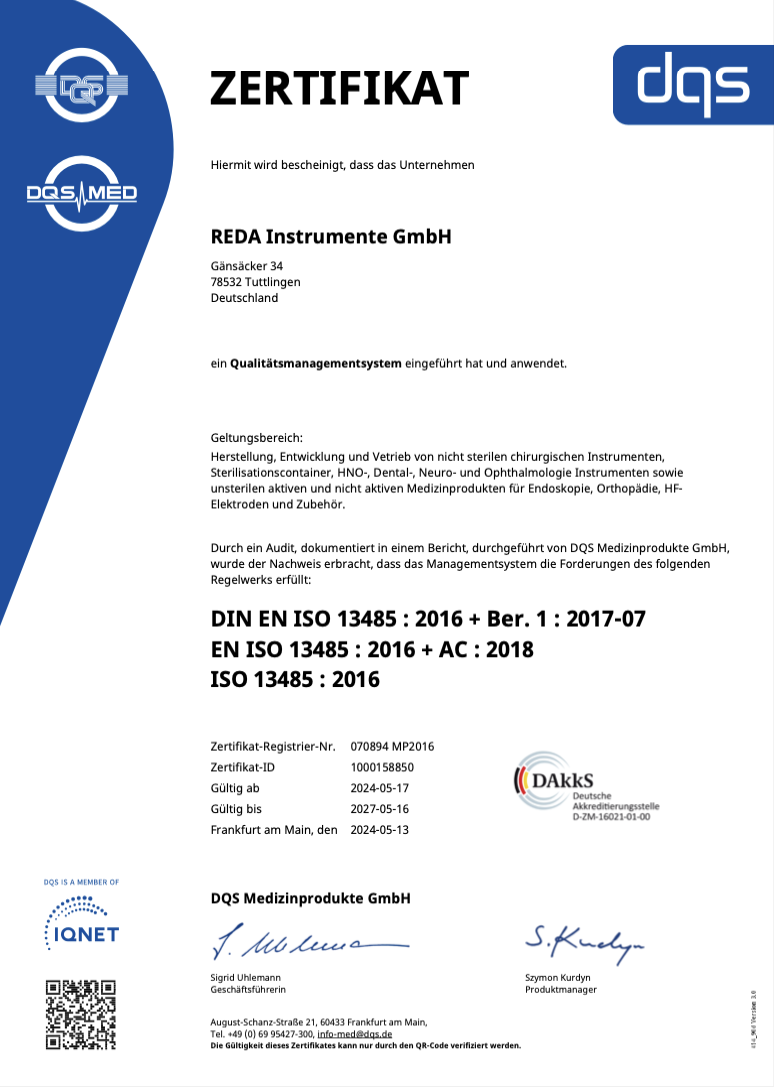 ISO 13485 - DE